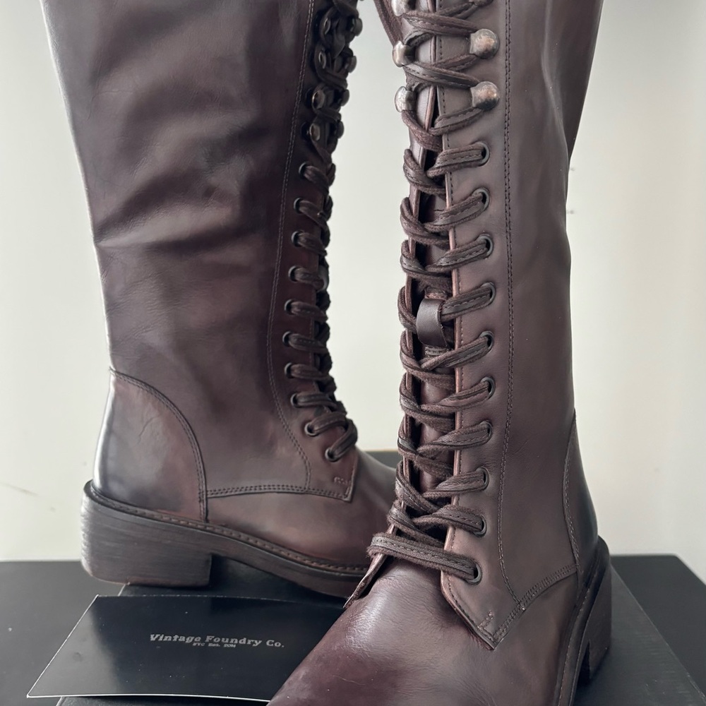 Vintage Foundry-Sadelle Sz 7.5 NIB - Picture 3 of 9